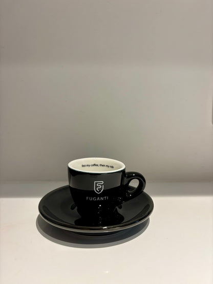 Espresso cup cycling coffee